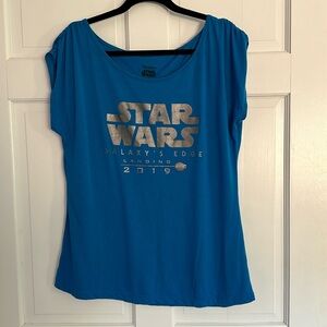 Disney Galaxy’s Edge Blue Top Size XL Disneyland Disney World Star Wars
